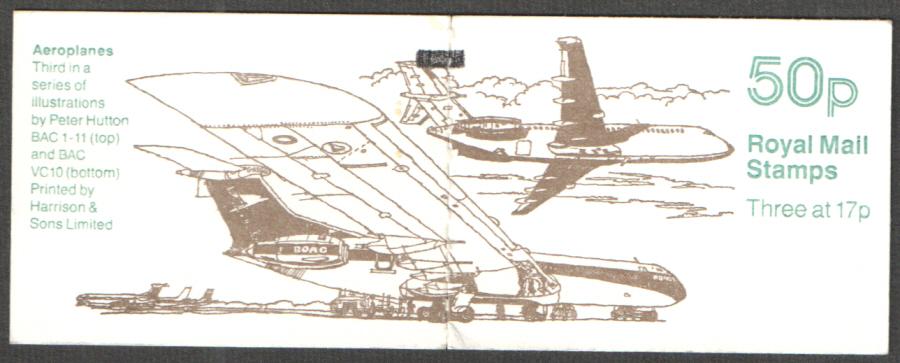 (image for) FB57 / DB14(16) + BMB Aeroplanes No.3 50p Folded Booklet - Click Image to Close